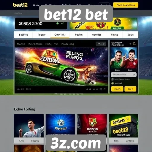 Avaliação de recursos e funcionalidades do site bet12 bet